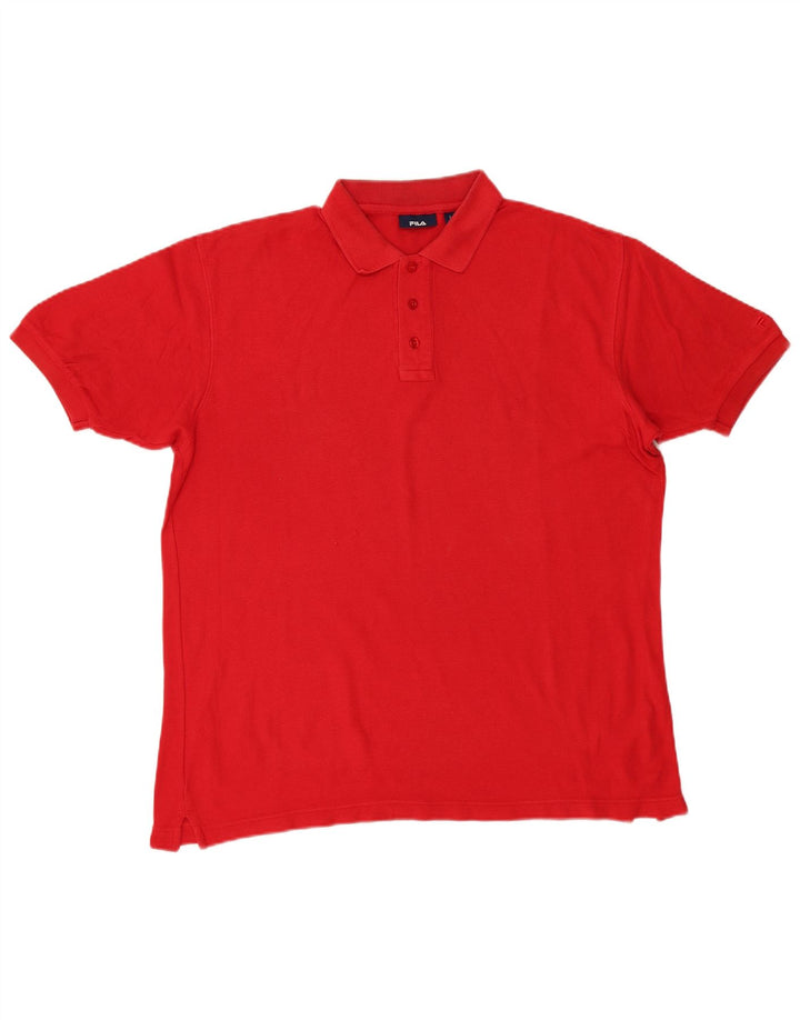 Fila muška polo majica velika crvena pamuk