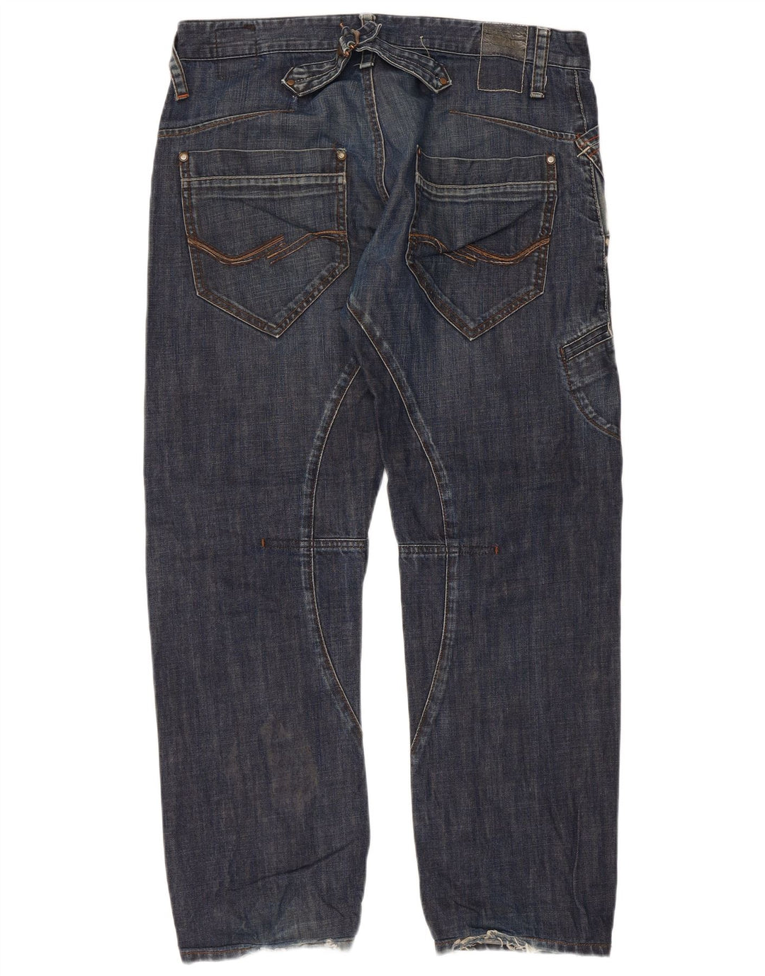 JACK & JONES Muške ravne traperice W36 L29 plavi pamuk