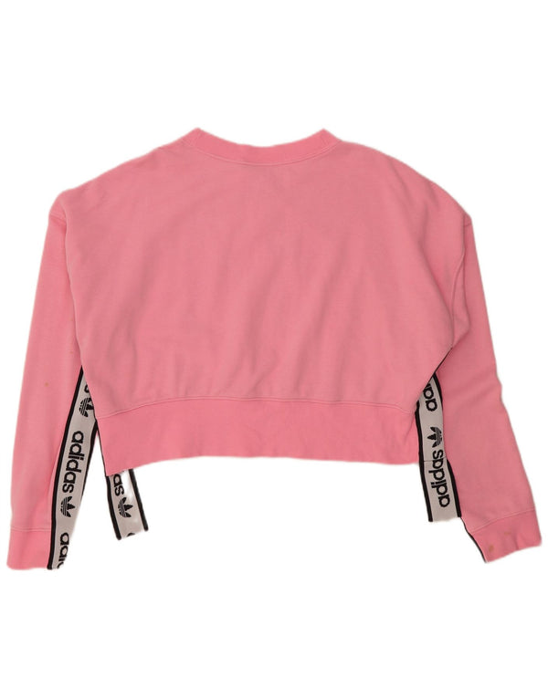 Adidas ženska majica s kratkim grafičkim motivima, UK 18 XL, ružičasti pamuk