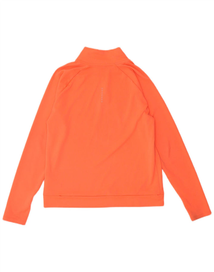 Nike Ženska Dri Fit Graphic Pulover Trenirka Top UK 10 Small Orange