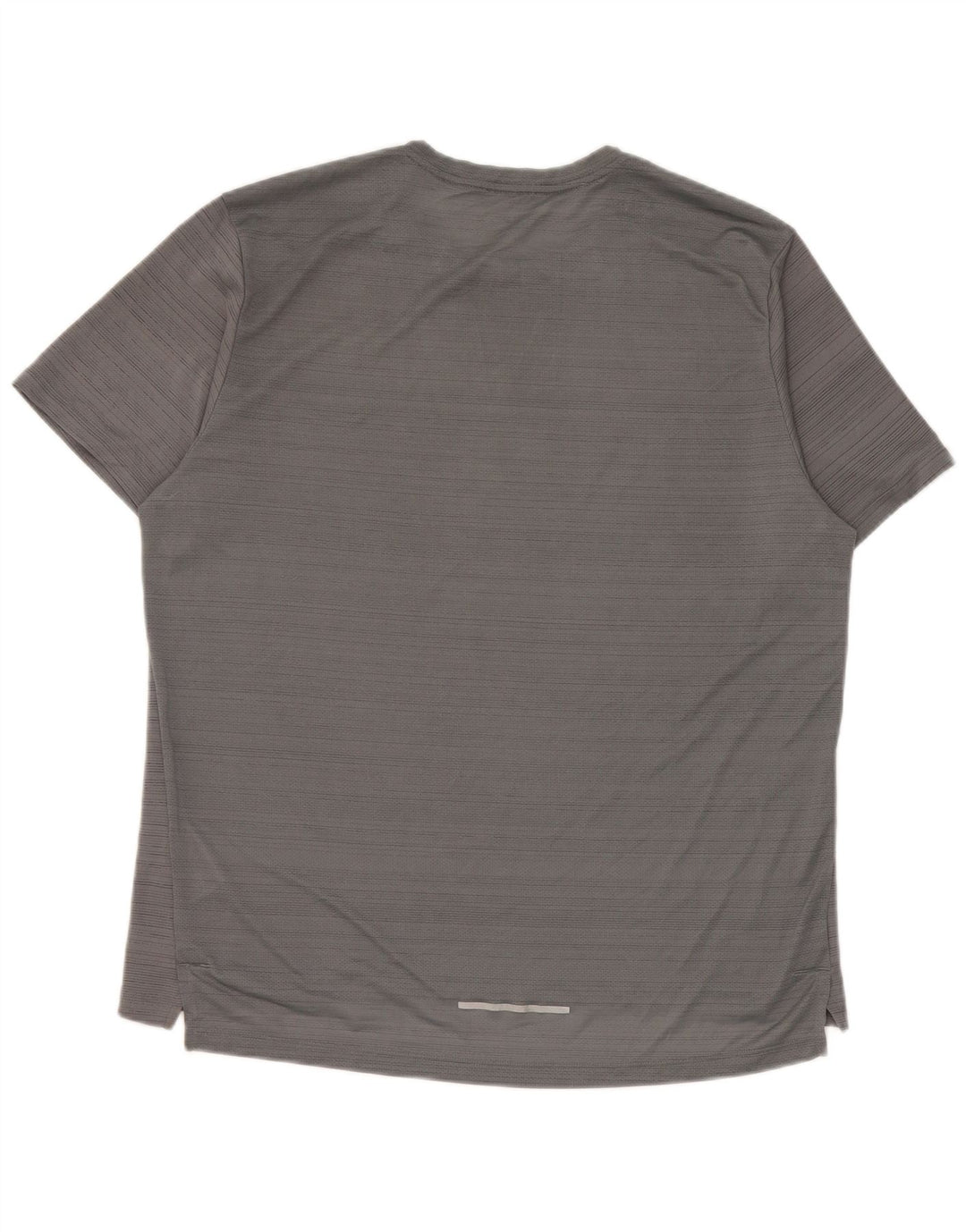 Nike Dri Fit majica kratkih rukava s velikim sivim prugama od poliestera