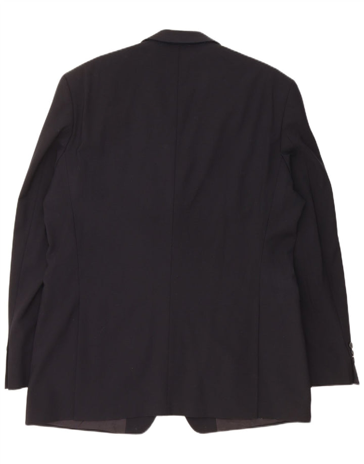 Hugo Boss muška jakna sa 2 gumba EU 54 2XL tamnoplava djevičanska vuna