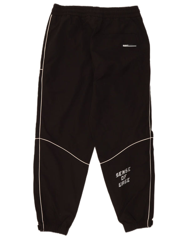 Zara Ženske trenirke s grafičkim motivima Joggers UK 14 Veliki crni poliester
