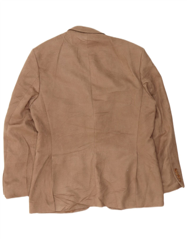 Zara muška jakna sa 2 gumba EU 54 XL bež poliester