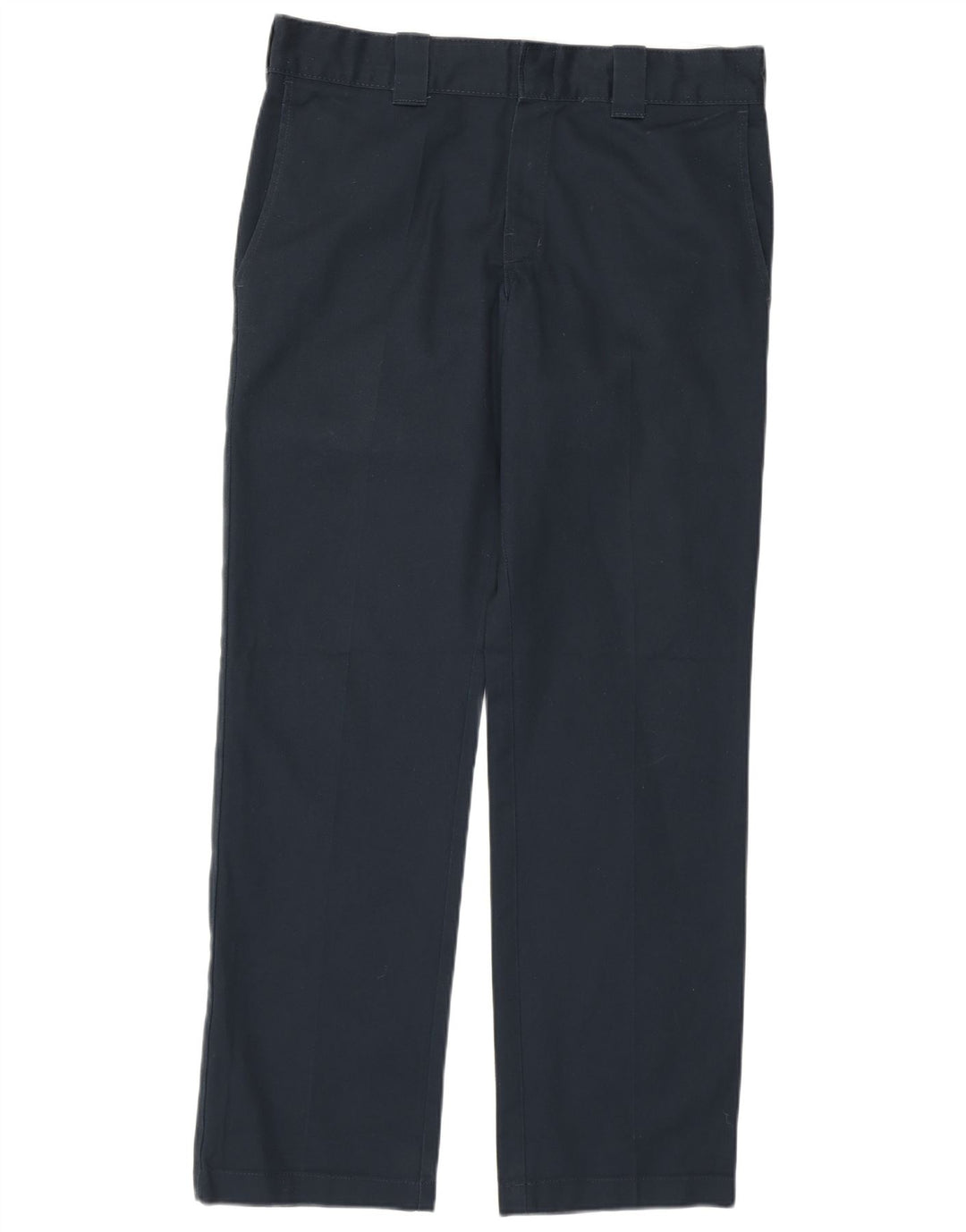 Dickies muške pripijene ravne chino hlače W32 L32 tamnoplavi poliester