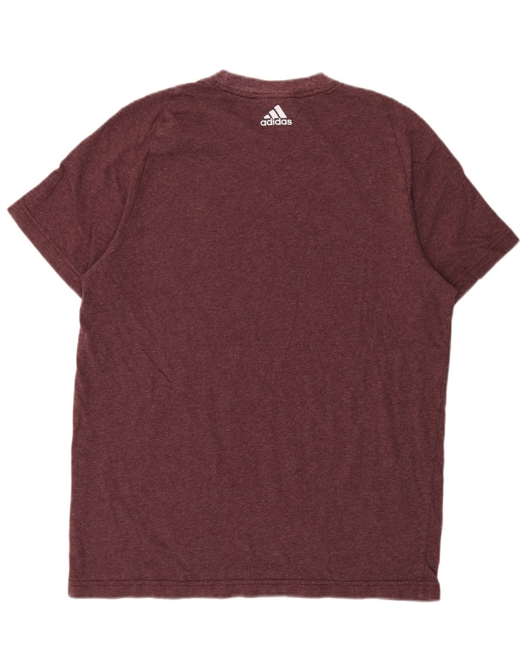 Adidas muška majica kratkih rukava srednje bordo boje