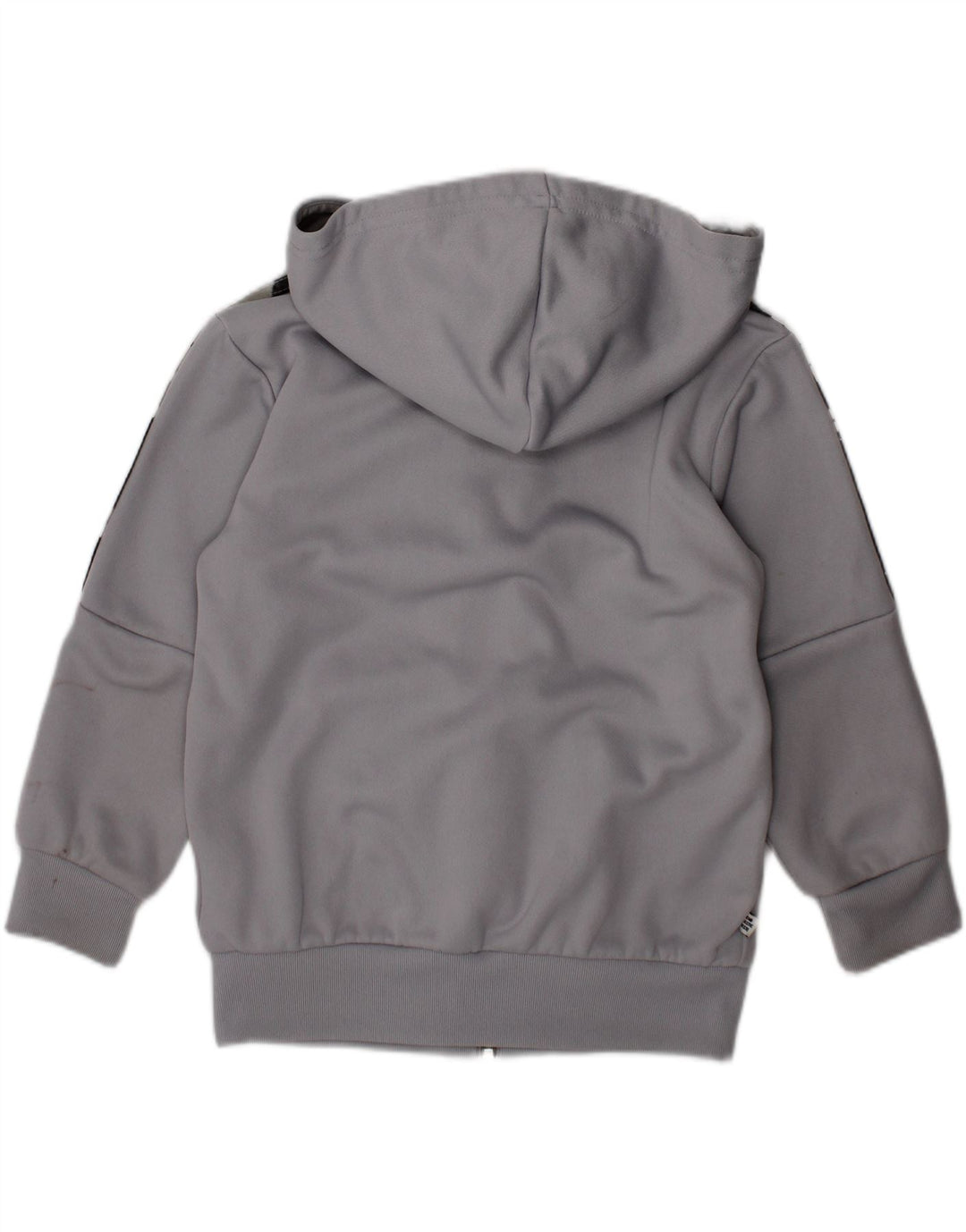 ADIDAS Boys Zip Hoodie Sweater 3-4 Years Grey Camouflage Polyester Vintage Adidas and Second-Hand Adidas from Messina Hembry 
