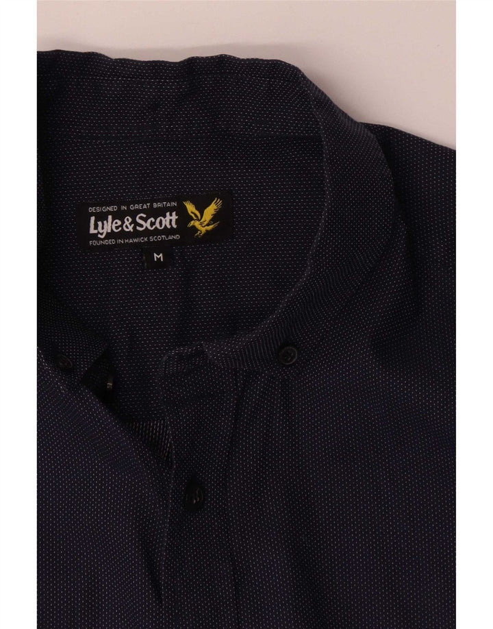 Lyle & Scott muška košulja Srednje tamnoplavi pamuk na točkice