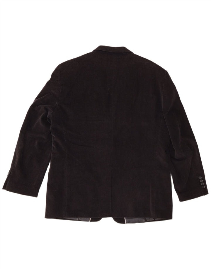Marks & Spencer muška jakna od samta s 2 gumba UK 42 XL tamnoplava