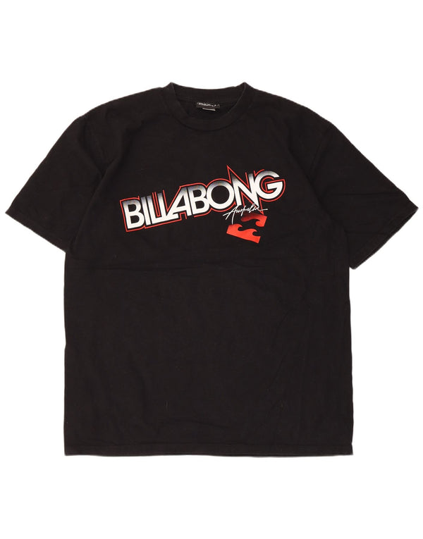 Billabong muška majica s grafičkim motivima XL crni pamuk