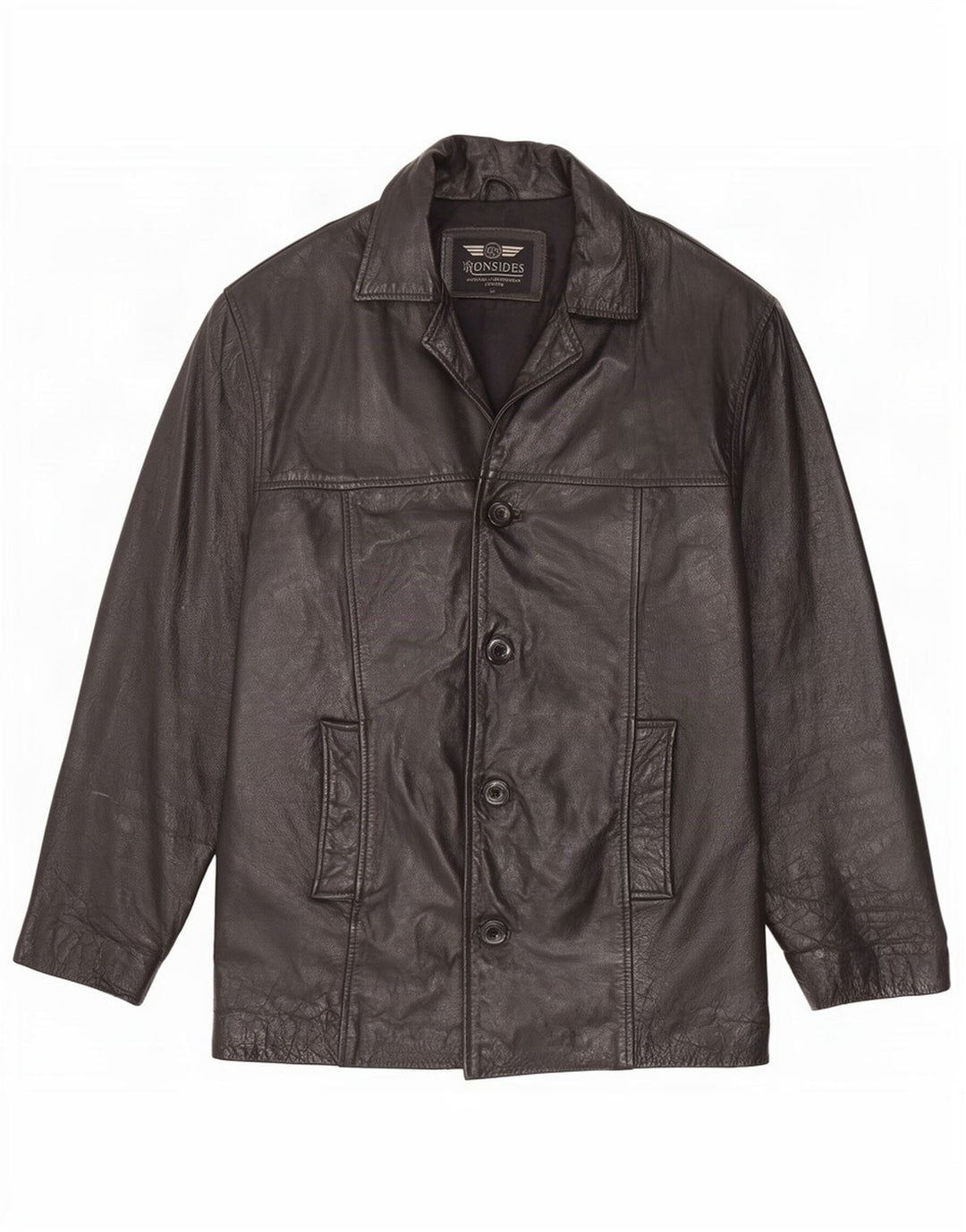 Ironsides muška kožna jakna UK 42 XL crna