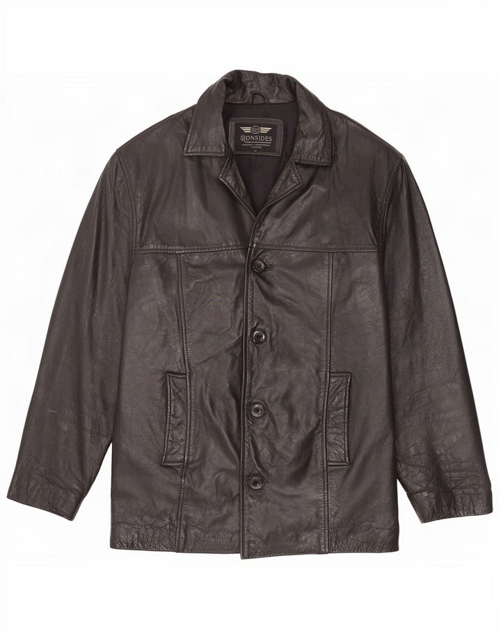 Ironsides muška kožna jakna UK 42 XL crna