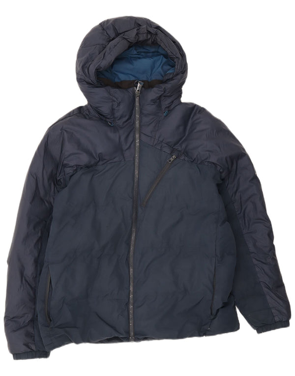 Timberland muška podstavljena jakna s kapuljačom UK 42 XL tamnoplavi najlon