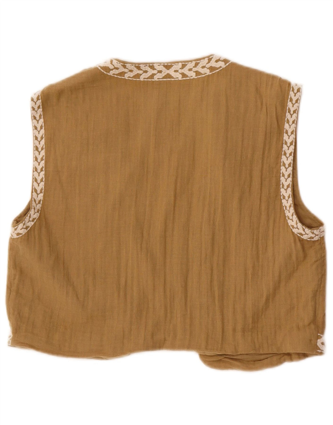 Zara ženski prsluk UK 12 Srednje bež cvjetni