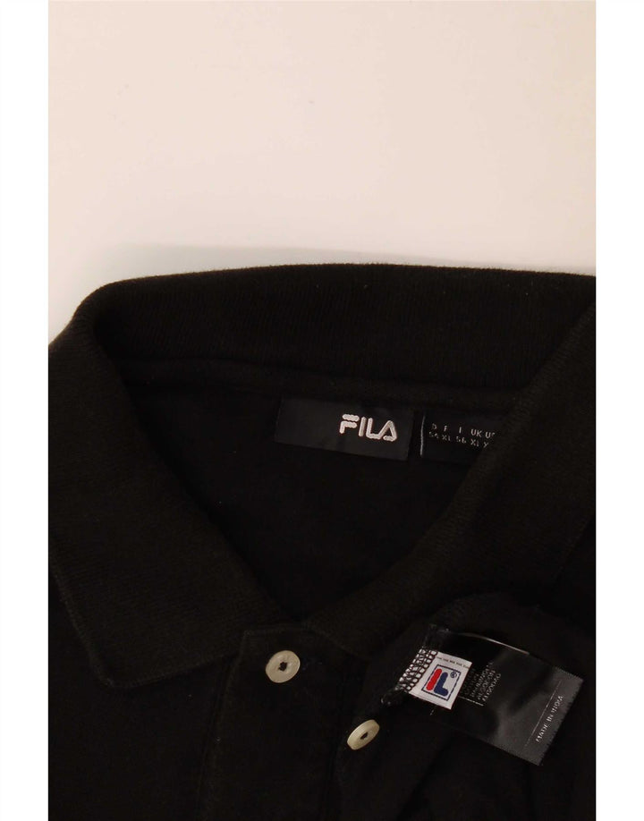 Fila muška polo majica XL crni pamuk