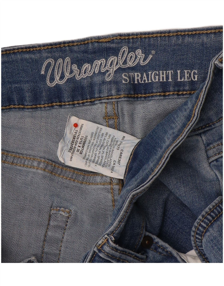 Wrangler ženske ravne traperice W32 L30 plavi pamuk