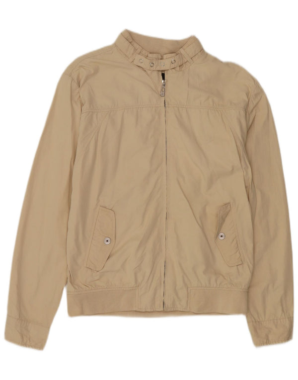 Sergio Tacchini muška bomber jakna UK 40 Large Beige Cotton