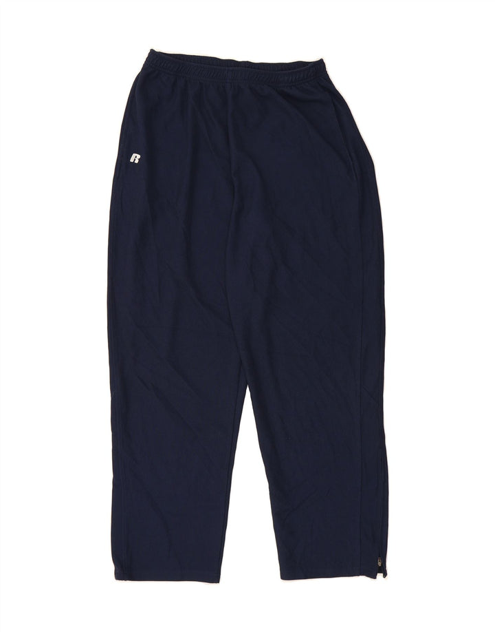 RUSSELL ATHLETIC Mens Tracksuit Trousers Large  Navy Blue Polyester Vintage Russell Athletic and Second-Hand Russell Athletic from Messina Hembry 