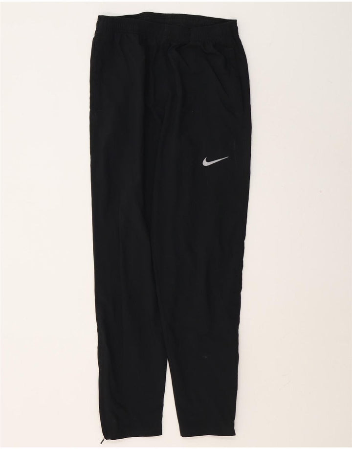 Nike muške Dri Fit hlače za trenirku male crne poliesterske