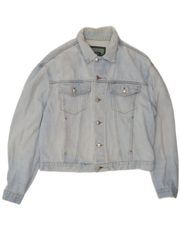 Rifle Womens Oversized Denim Jacket UK 18 XL Blue