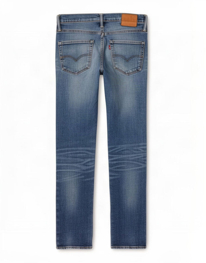 Levi's muške 511 uske traperice s oštećenim izgledom W32 L32 plavi pamuk