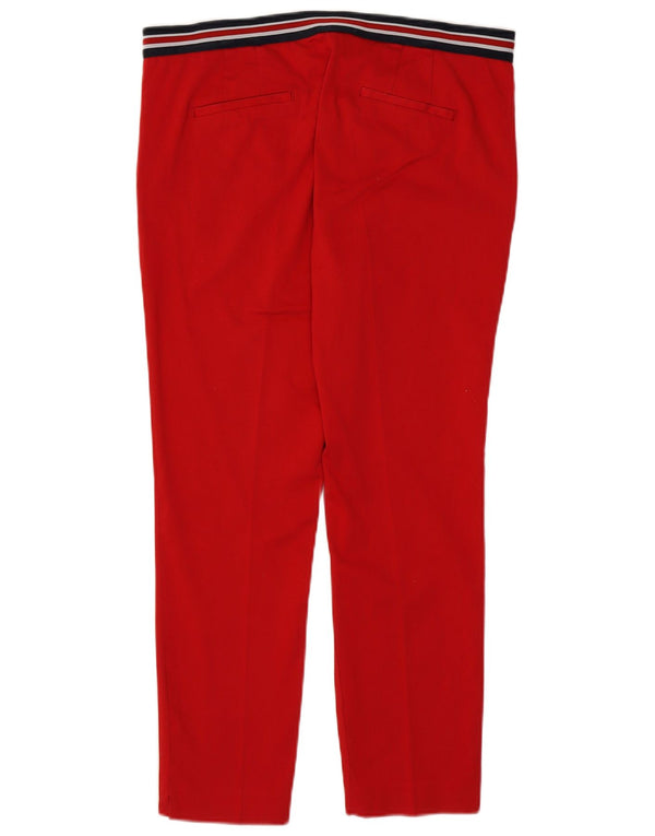 Zara ženske uske chino hlače XL W32 L27 crvene