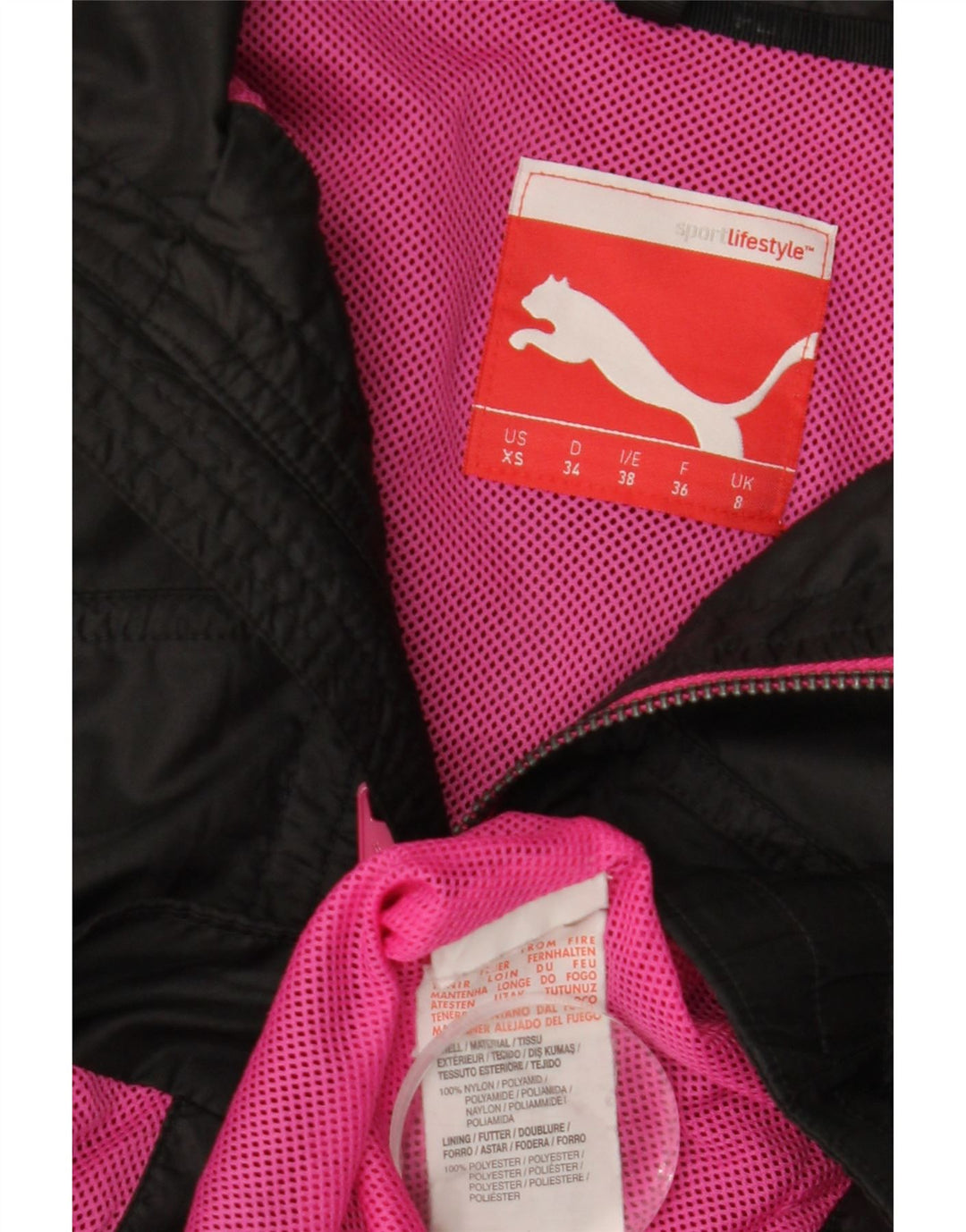 PUMA ženska bomber jakna UK 8 mala crna poliester