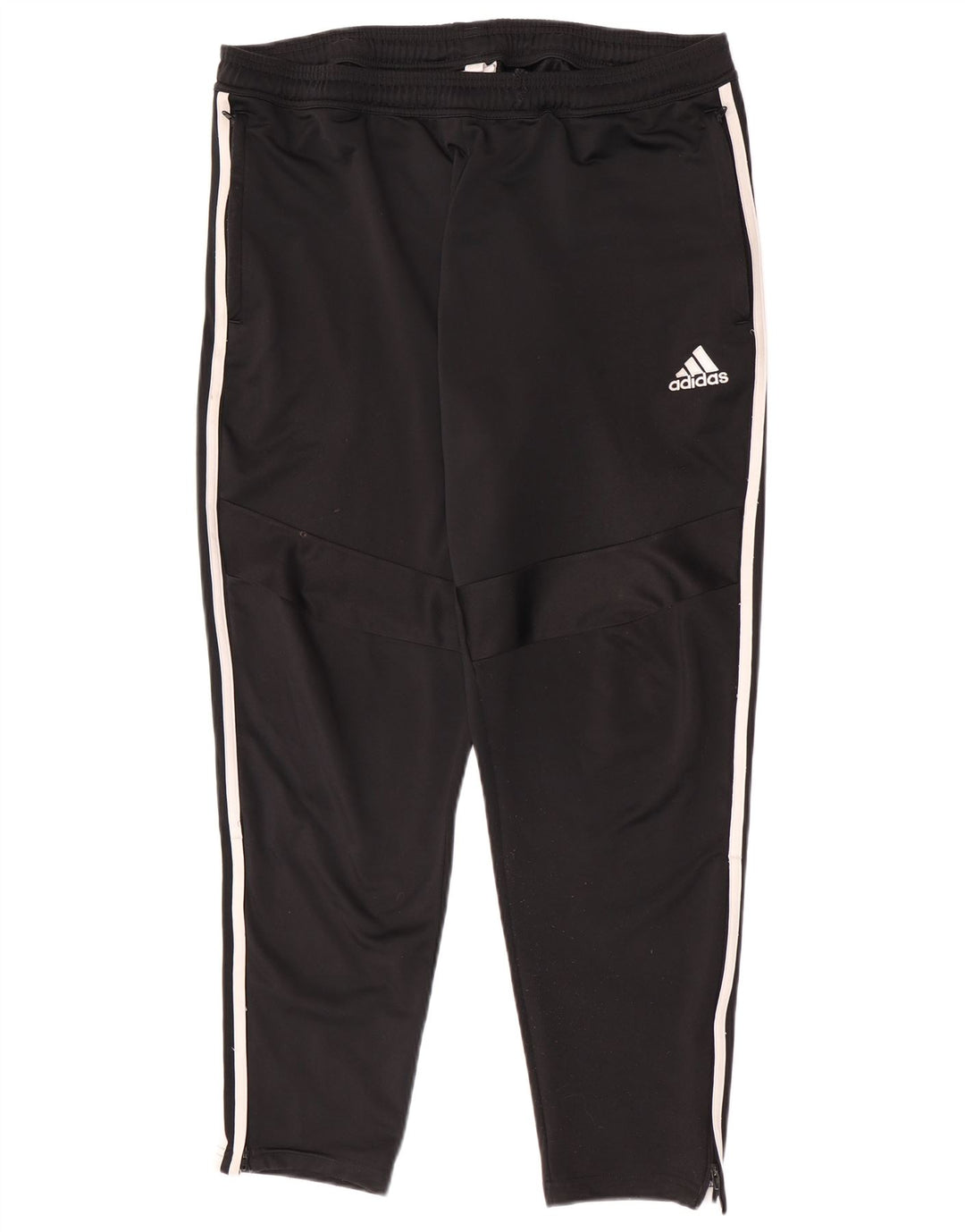 Adidas muške hlače za trenirku, velike crne poliesterske riblje kosti