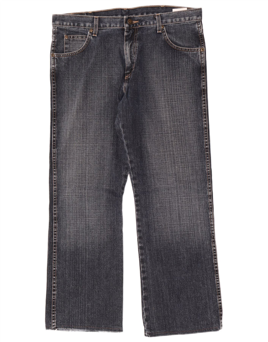 Muške traperice Wrangler Bootcut W34 L30 plavi pamuk