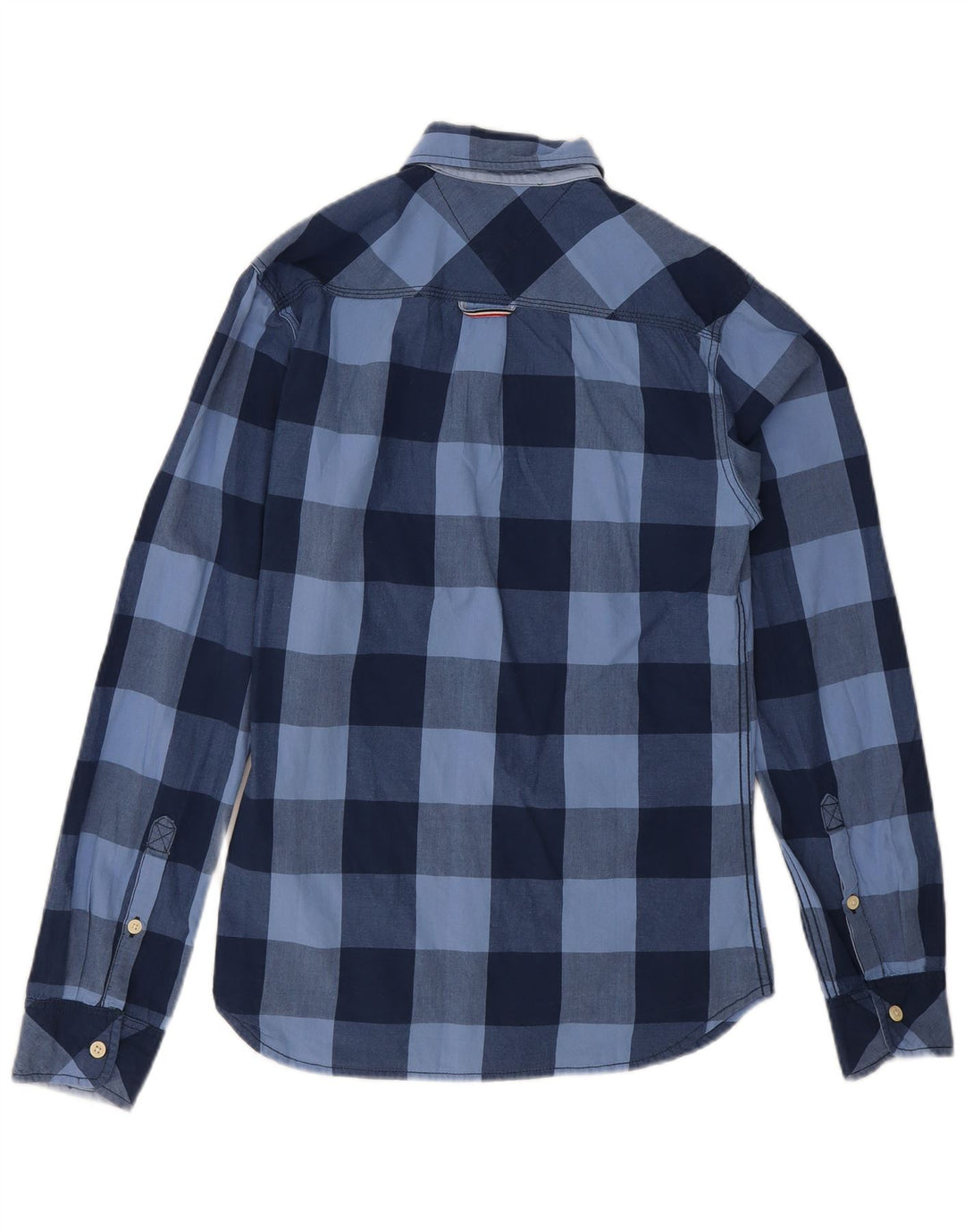 Tommy Hilfiger muška košulja mala tamnoplava karirana pamuk
