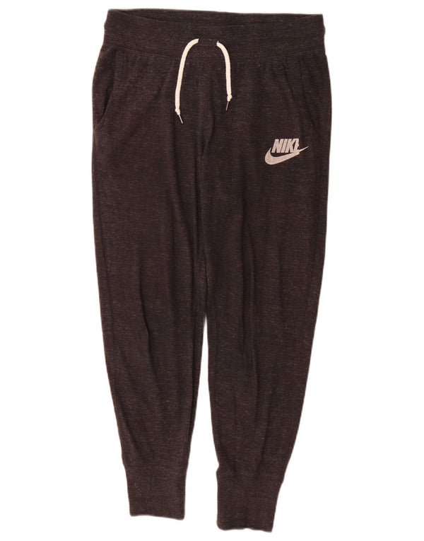 Nike Ženska trenirka Hlače Joggers UK 8 Mali sivi flekasti pamuk