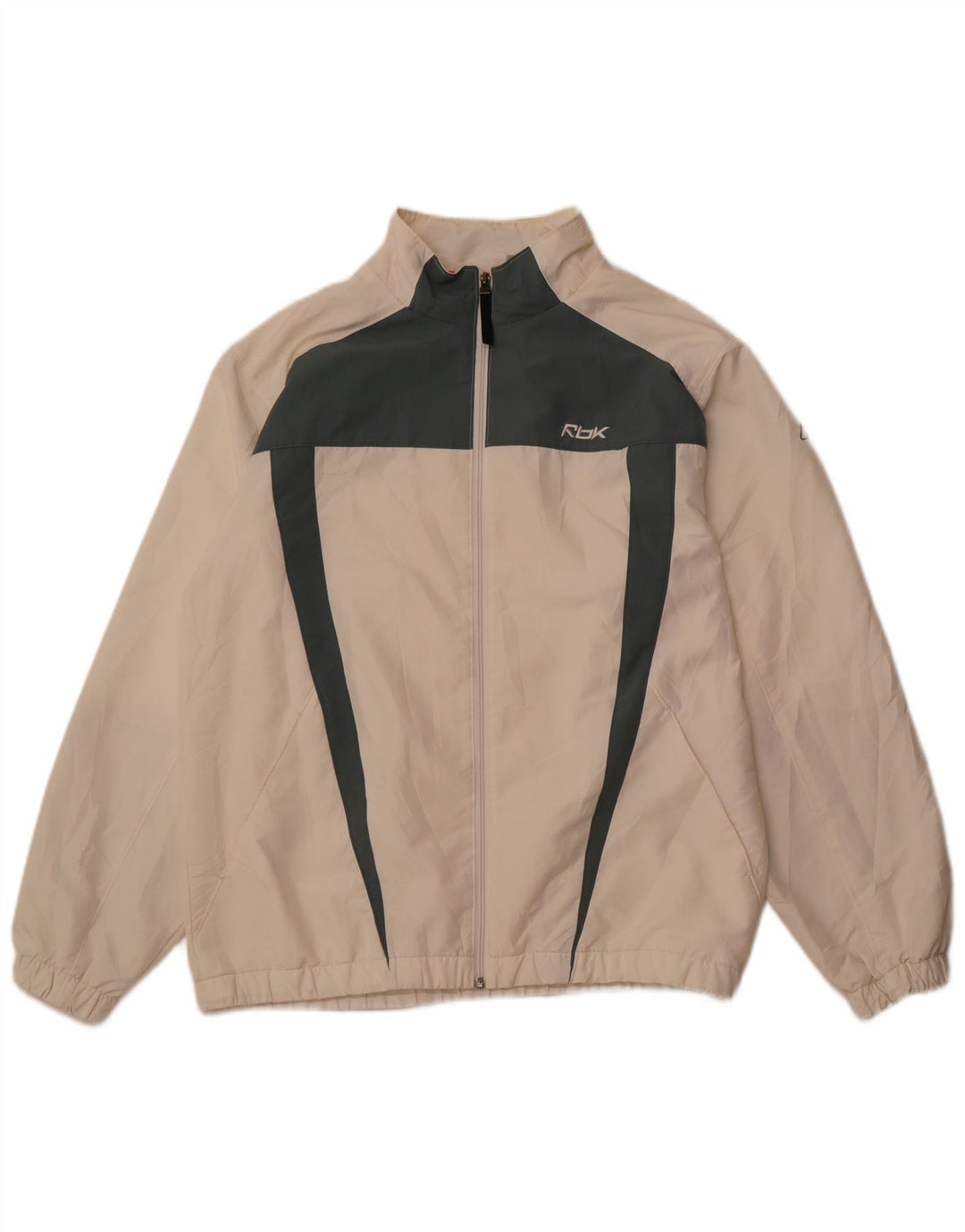 REEBOK Muška gornja jakna trenirke Large Off White Colourblock Poliester