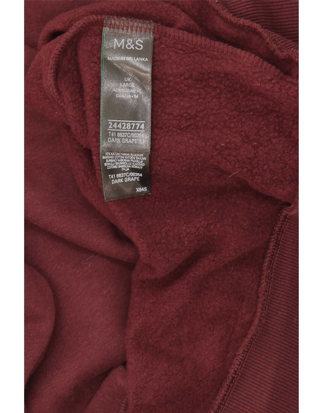 Marks & Spencer muška trenirka, veliki bordo pamuk