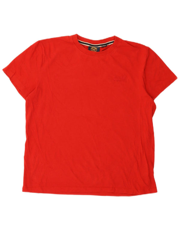 Superdry muška majica XL crveni pamuk