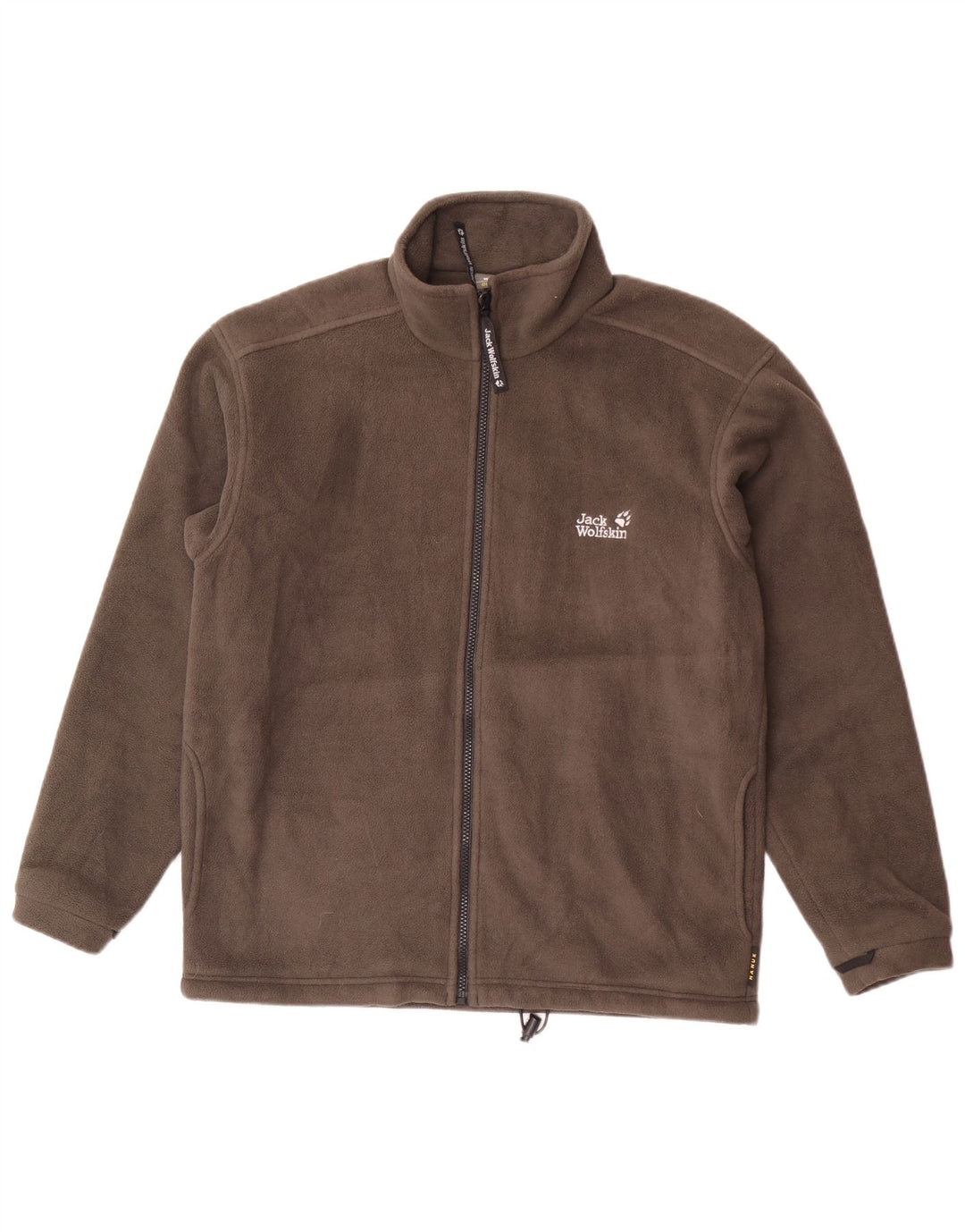 Jack Wolfskin muška jakna od flisa s podstavom UK 34 mali sivi poliester
