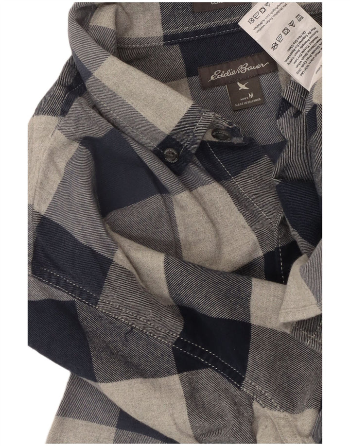 EDDIE BAUER Muška flanelska košulja Srednje tamnoplava karirana pamuk