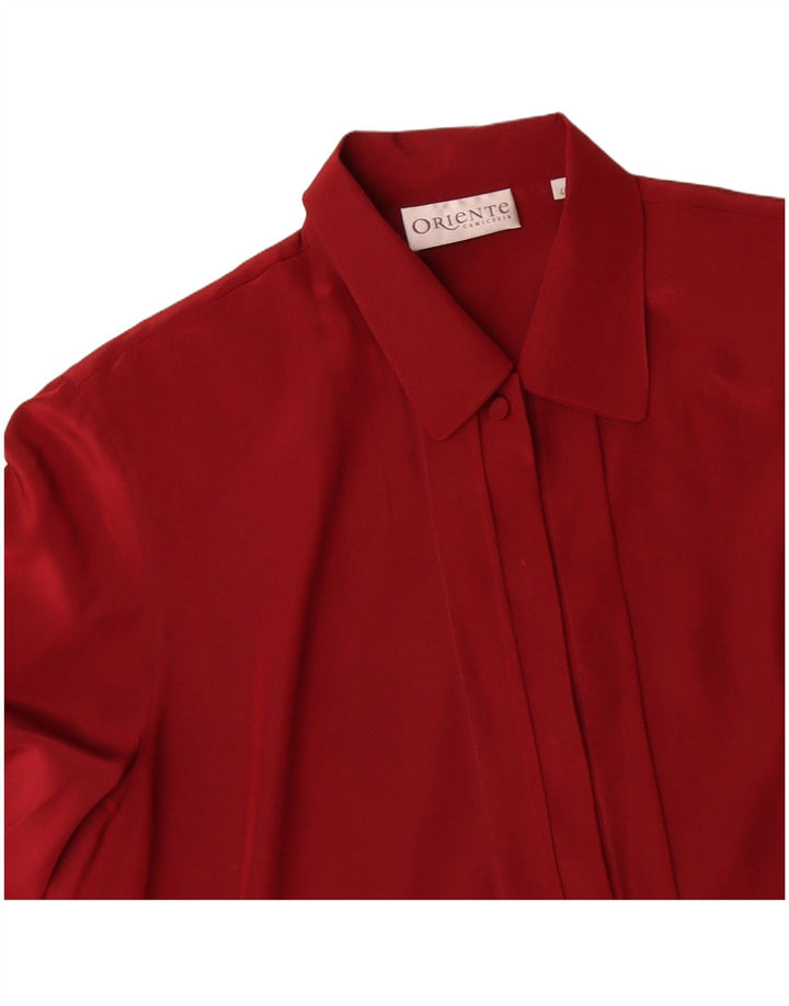 VINTAGE ženska košulja bluza IT 48 XL crvena