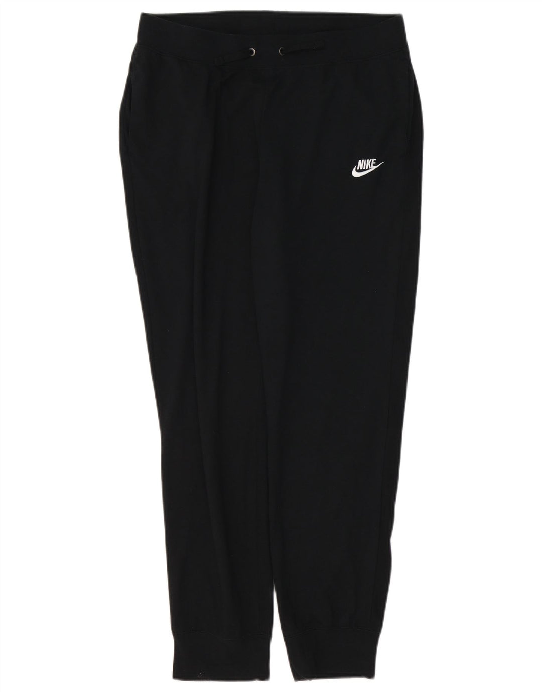 NIKE Ženska trenirka Hlače Joggers UK 14 Srednje crni pamuk