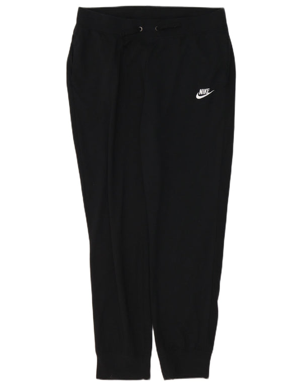 NIKE Ženska trenirka Hlače Joggers UK 14 Srednje crni pamuk