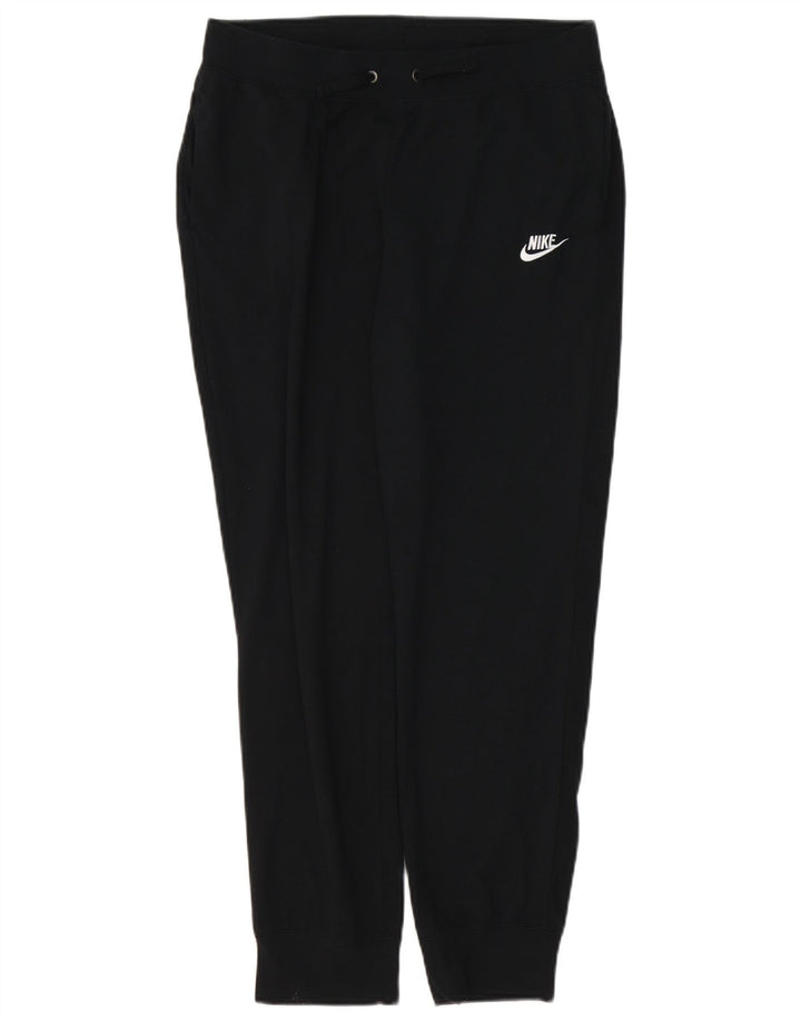 NIKE Ženska trenirka Hlače Joggers UK 14 Srednje crni pamuk