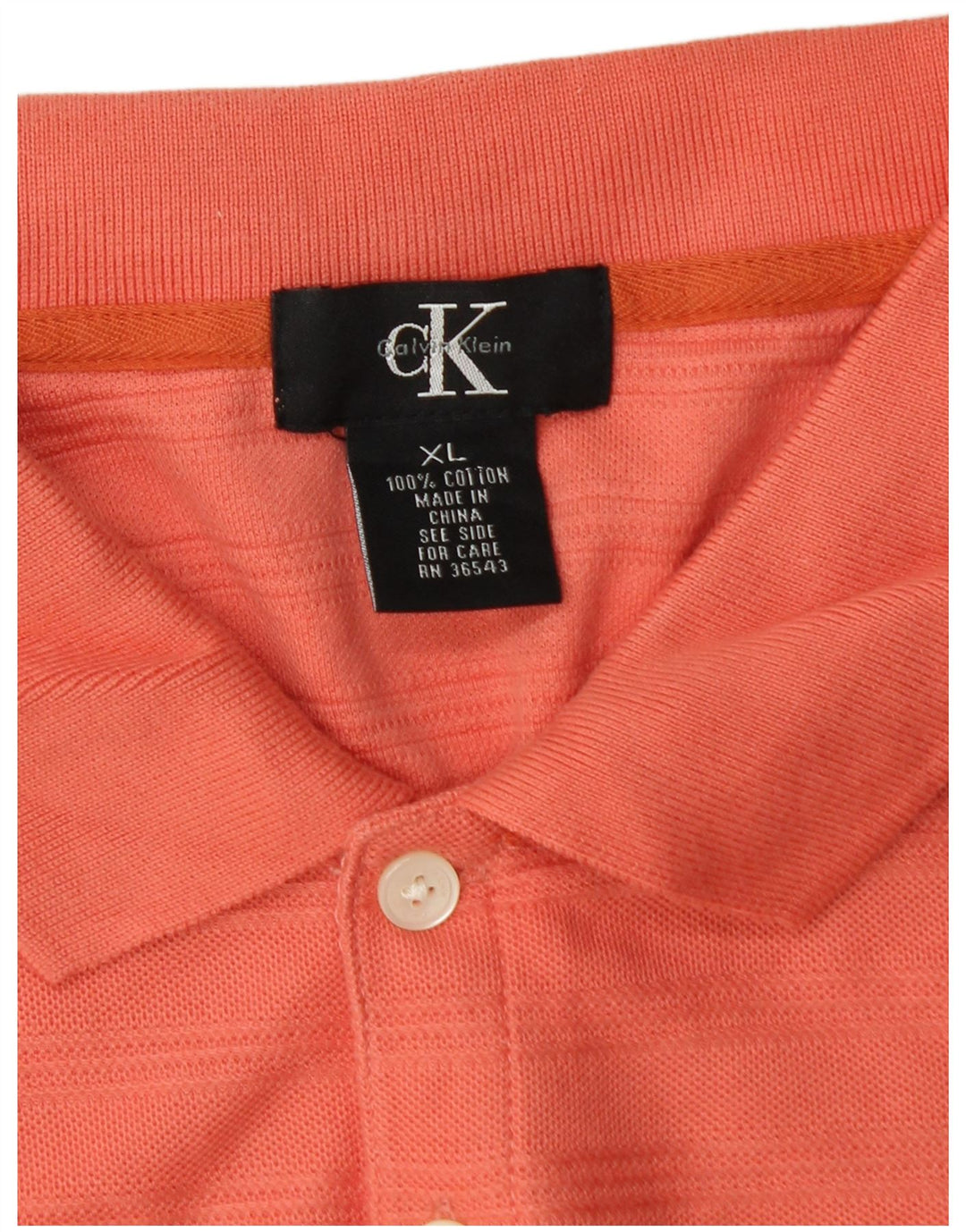 CALVIN KLEIN Muška polo majica XL pamuk na crvene pruge
