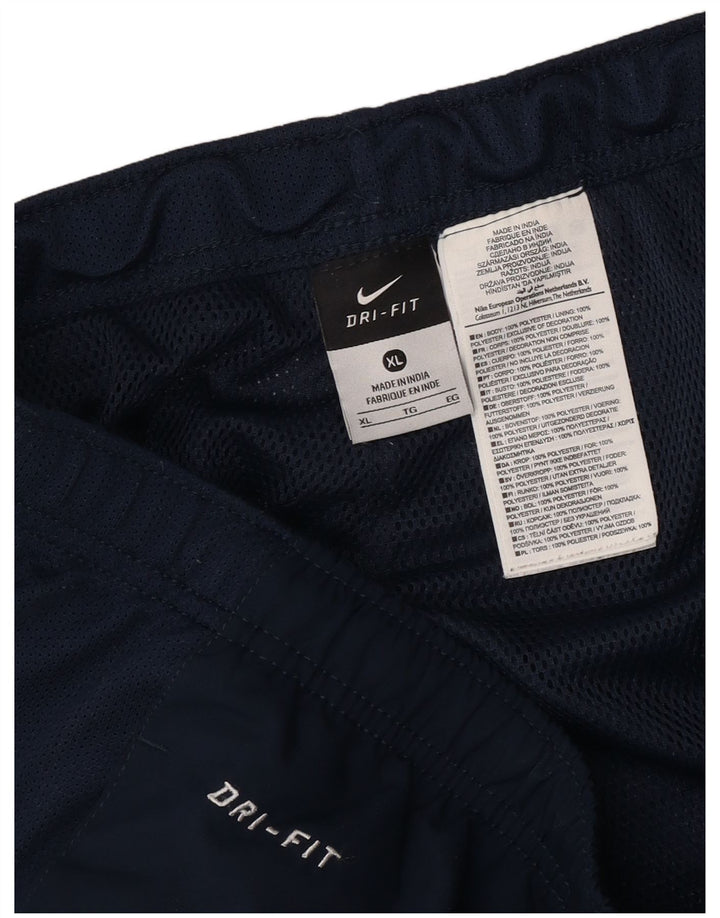 Nike muške Dri Fit hlače za trenirku XL tamnoplavi poliester