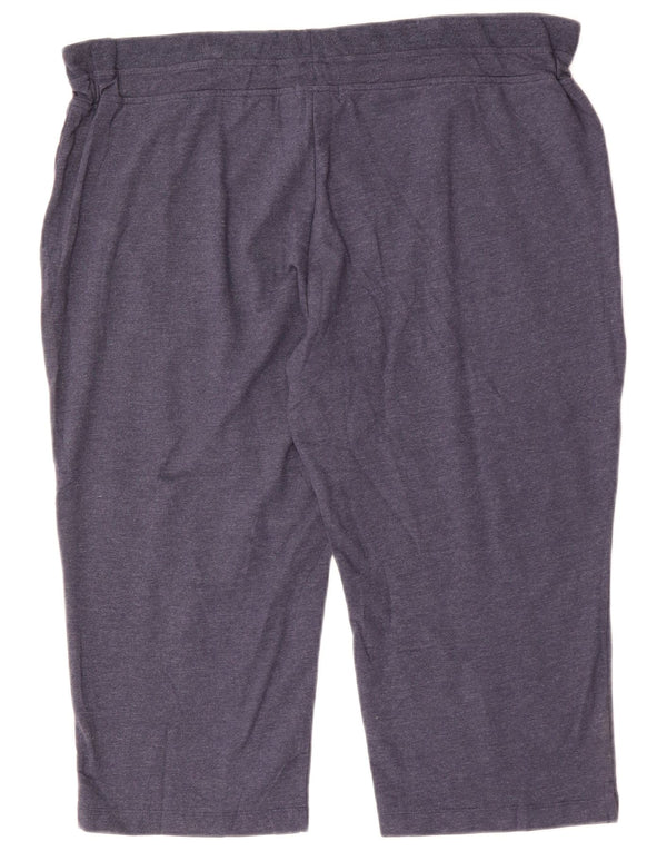 EDDIE BAUER Ženske kapri trenirke Hlače UK 20 2XL tamnoplavi pamuk