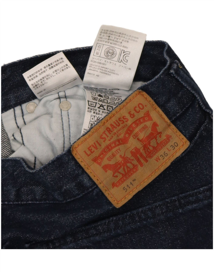 Levi's muške 511 uske traperice W36 L30 tamnoplavi pamuk