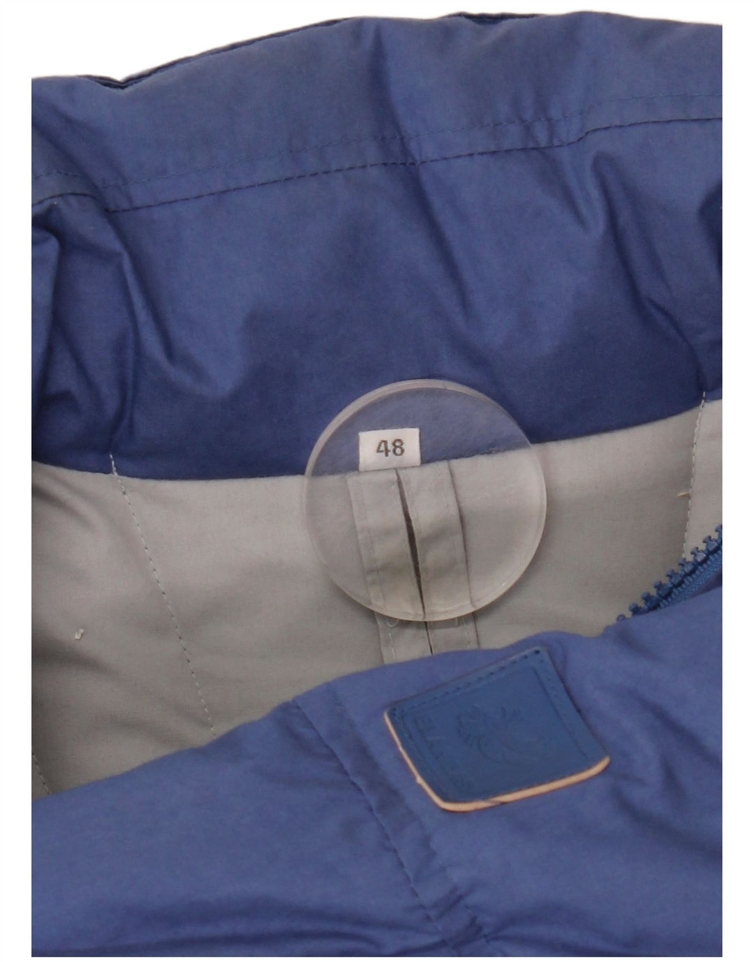 VINTAGE muška podstavljena jakna IT 48 srednje plavi poliester