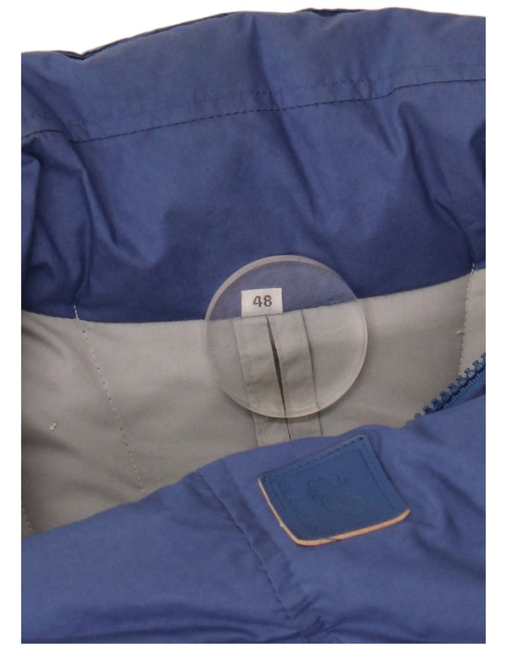 VINTAGE muška podstavljena jakna IT 48 srednje plavi poliester