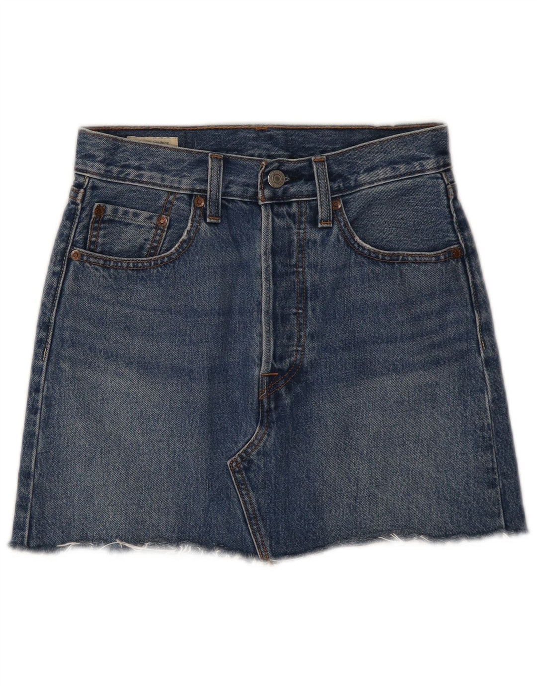 Levi's ženska traper suknja W24 XS plavi pamuk