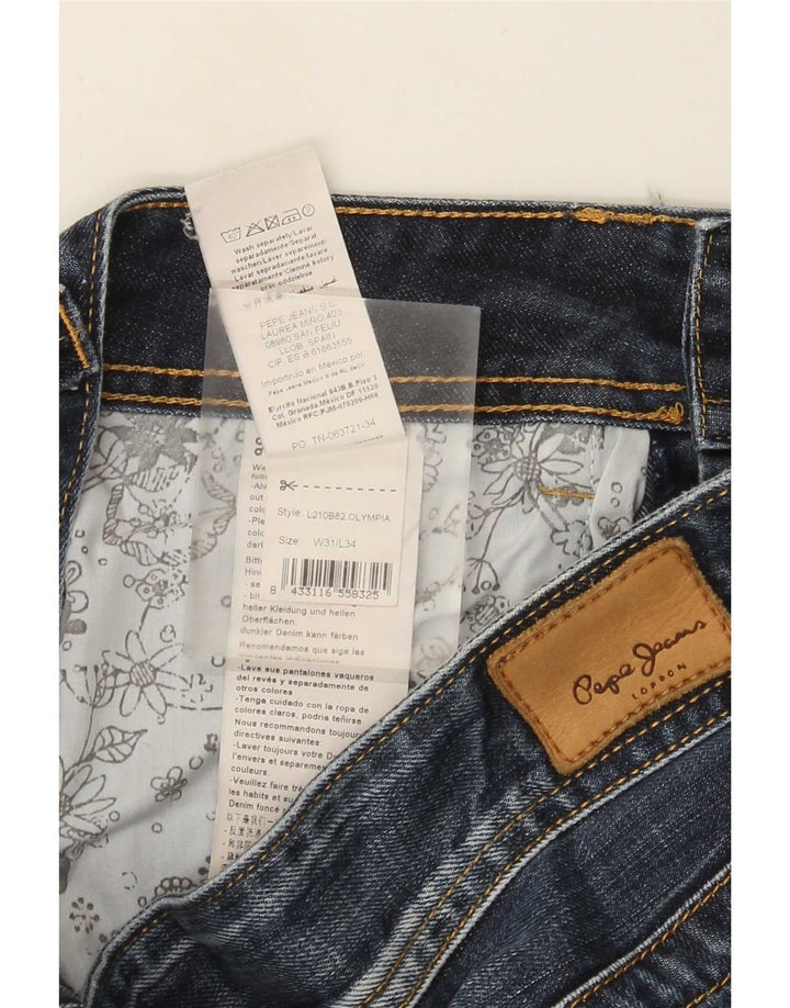 PEPE Jeans ženske široke traperice W31 L34 plavi pamuk
