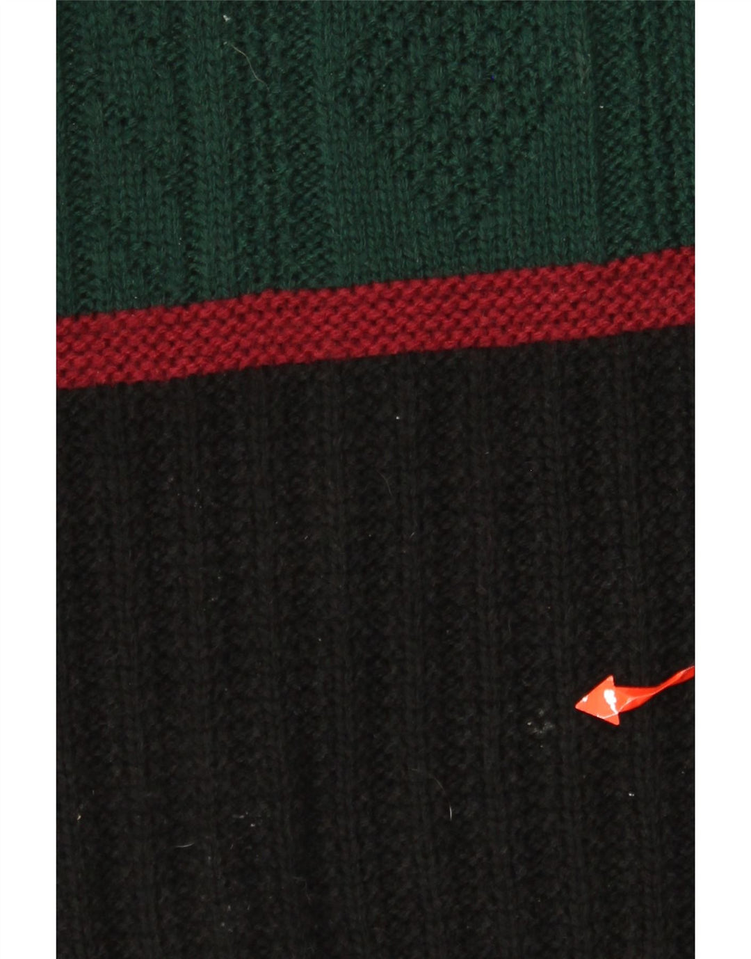 Vintage muški džemper s okruglim izrezom srednje zelene poliakrilne boje