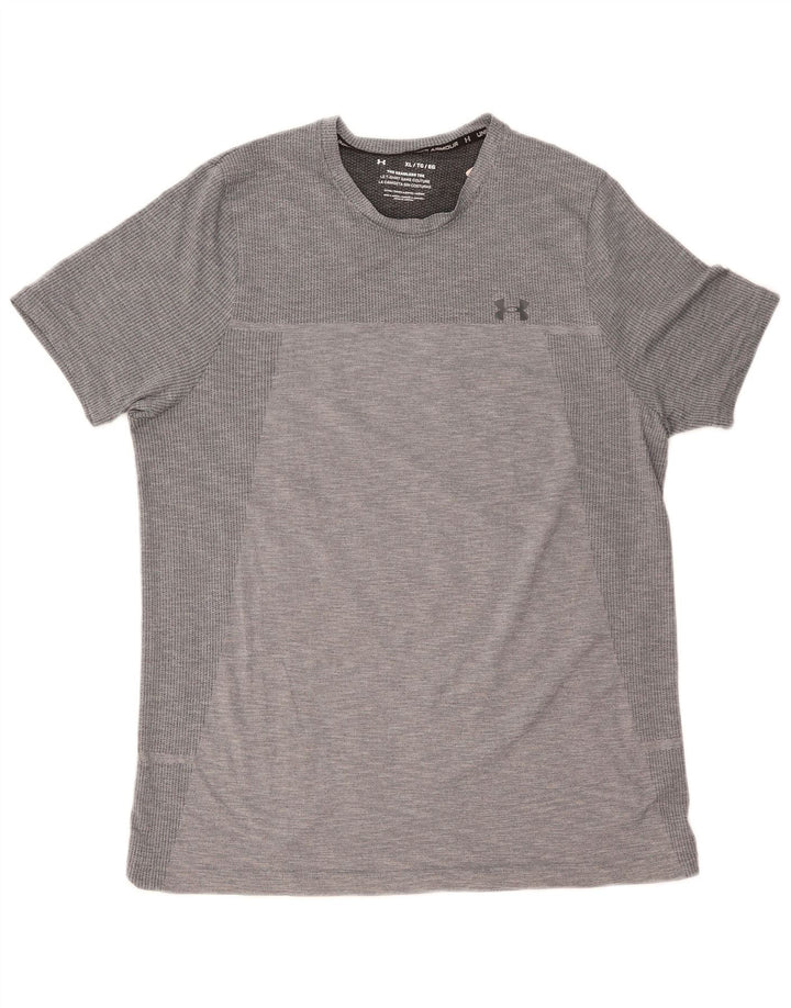 Under Armour muška majica kratkih rukava XL poliester u sive pruge